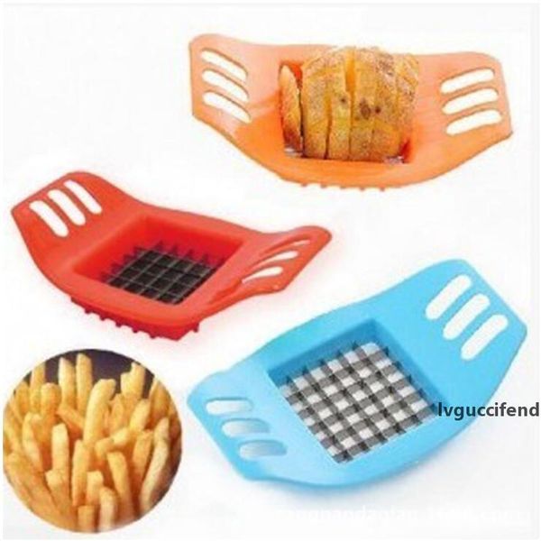 

stainless steel vegetable chopper chips potato slicer cutter making tool potato cutting fries tool kitchen accessories lxl1098