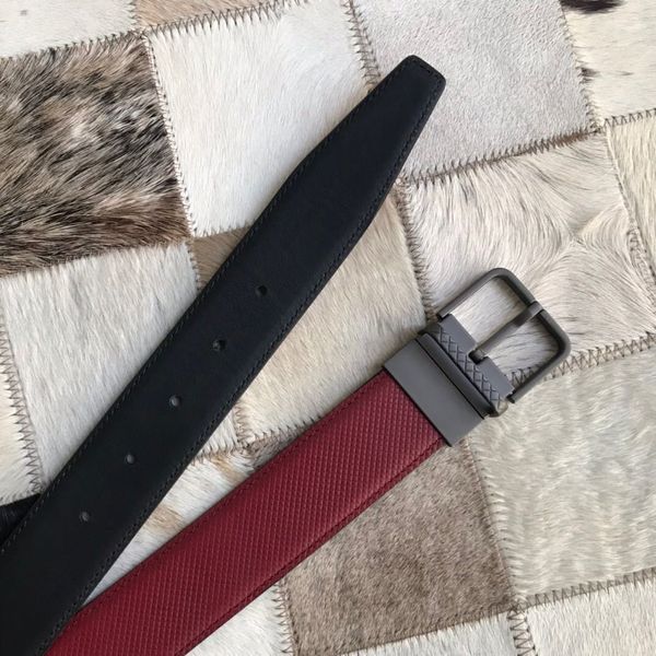 

belts available on both sides belts with rotatable buckle,mans leisure belts,casual business waistbands reall leather mans belt real leather, Black;brown