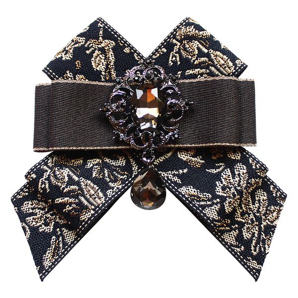 

vintage business man neck tie men's collar flower bow tie delicate rhinestone suit shirt wedding bow groom, Black;gray
