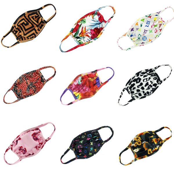 

pm2.5 mask cotton printed wit breatable valve earloop mout er adjutsable floral pm2.5 dustproof solid facial dener masks eea1584#970, Black