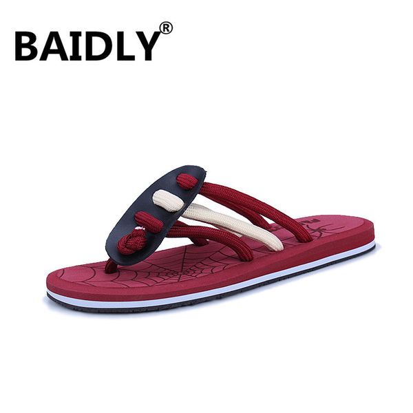 

summer men flip flops comfortable beach sandals shoes for men male slippers plus size summer chanclas, Black