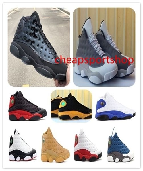 

13 atmosphere grey bred playoff cherry chicago basketball shoes 13s cap and gown athletics men&women sneakers footwear with