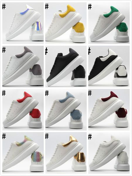 

womens mens trainers leather platform shoes flat chaussures de sport zapatillas suede sneakers 2020 casual shoes, Black