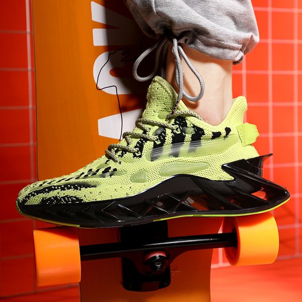 

trend blade series socks sports shoes cushioning running shoes for men breathable athletic black gym jogging