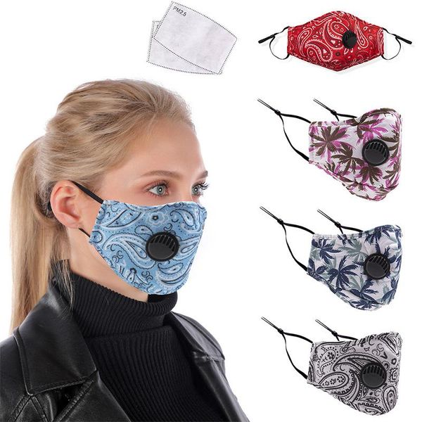 

in stock new respirator cycling face mask filter anti pollution protective outdoor face masks air filter with valve mouth masks masque, Black