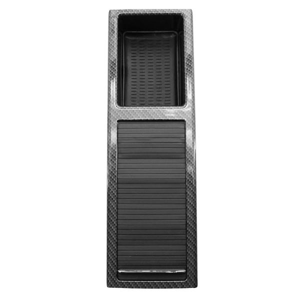

кубок vodool carbon fiber look car center console держатель для хранения box организатор лоток с рольставнями для 3-й серии e46 1999-05