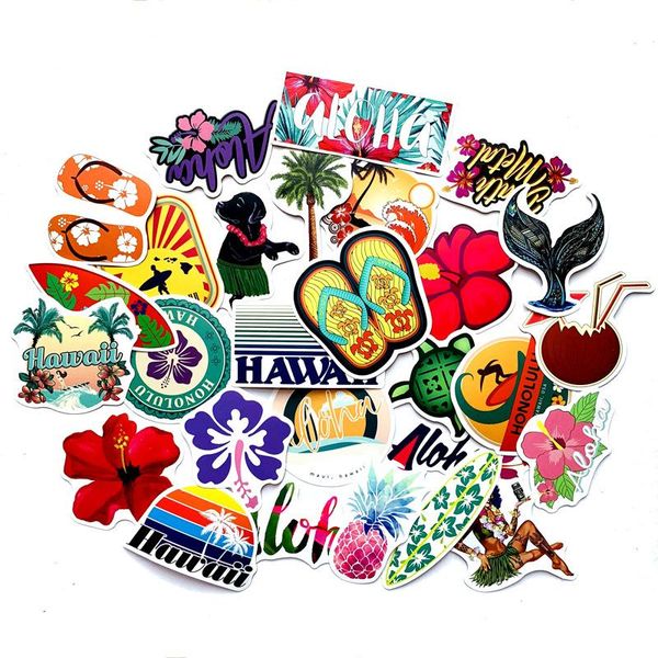 

5 sets = 250pcs summer beach surfing swimming lap notebook water cup stickers