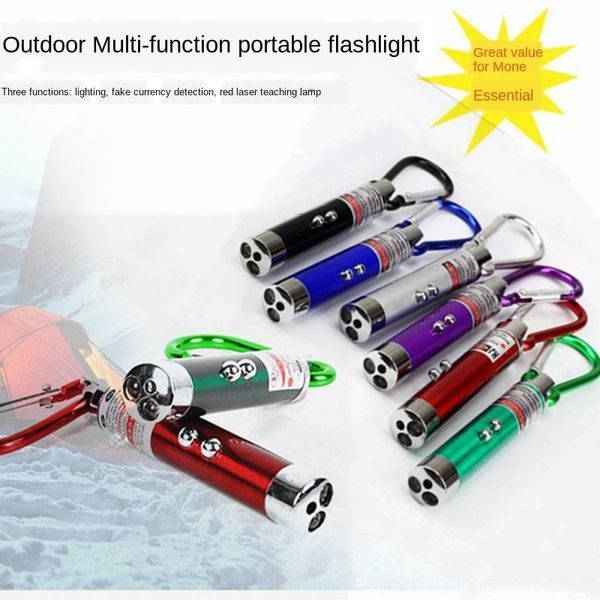 

three-in-one cat teasing laser lighting banknote checking pet training supplies infrared teaching pen flashlight flashlight