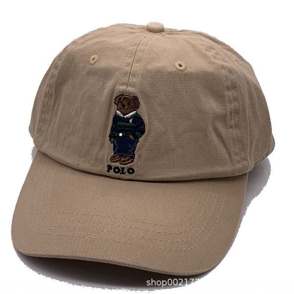 

2020 polo hat new men' and women' korean sun-proof baseball baseball letter cap couple' casual cap bear, Blue;gray
