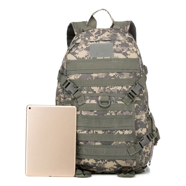 

outdoor enthusiasts camouflage backpack multi-function tactical special forces absorption travel hiking waterpr