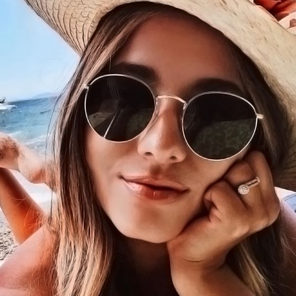 

2020 new round polarized sunglasses retro vintage woman fashion sun glasses mental frame eyewear uv400 gifts, White;black