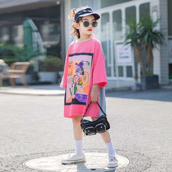 

4mcm6 mai kesi 2020 new girl's shor-sleeved t-shir foreign style t-shirt headdress headdress korean style midi loose half-sleeved fashi, Blue