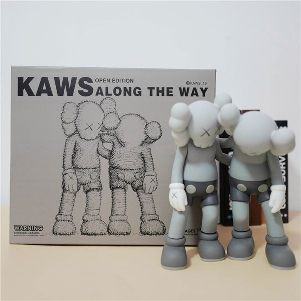 

new arrivals 28cm 1.4kg originalfake kaws companion the along the way style for original box kaws action figure model decorations toys gift