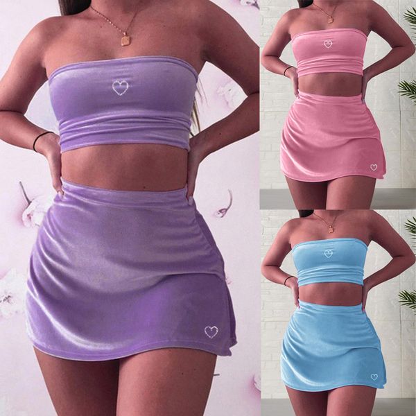 

women summer strapless crop and shorts 2 piece set pink yellow tie hoodie casual outfit solid comfort lounge set, Gray