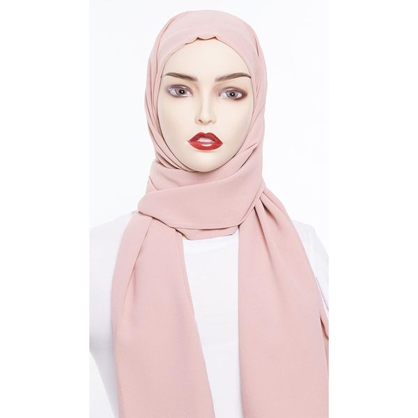 

abaya solid color chiffon hijab scarf muslim hijabs turbans for women jilbab hoofddoek moslima headscarf foulard femme musulman