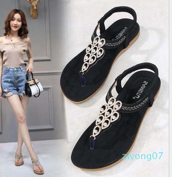 

new women shoes sandals high heels sandals slippers huaraches flip flops loafers shoe for slipper shoe10 p53 z07, Black