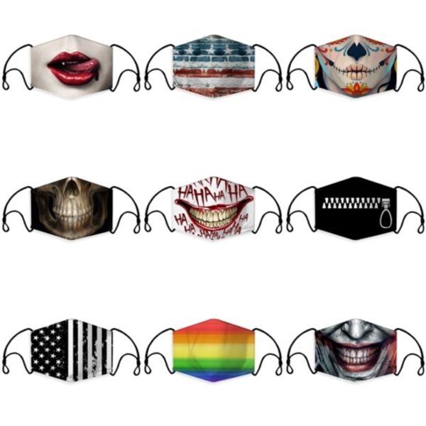 

printing protective s mascherine foldable anti dust uv pm2.5 face mask er hip hop mouth masks plenty stock 3 28hp e1#997