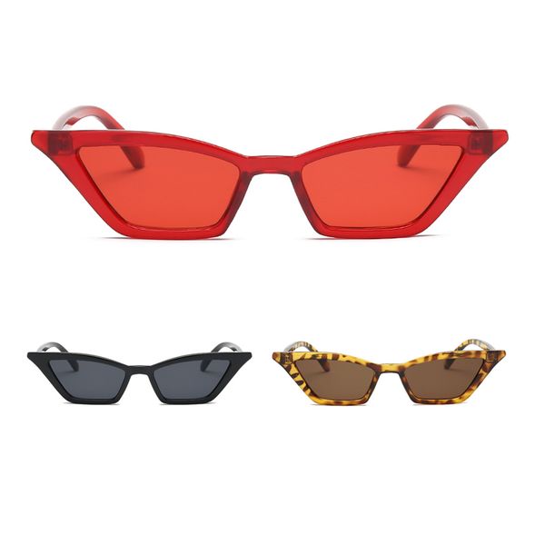 

vintage sunglasses women cat eye luxury sun glasses retro small ladies sunglass black eyewear s17077, White;black