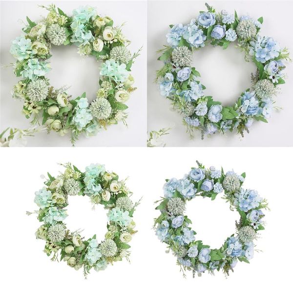 

artificial flower wreath 15 inch fake peony hanging wreath for home party indoor outdoor window wall wedding decoration