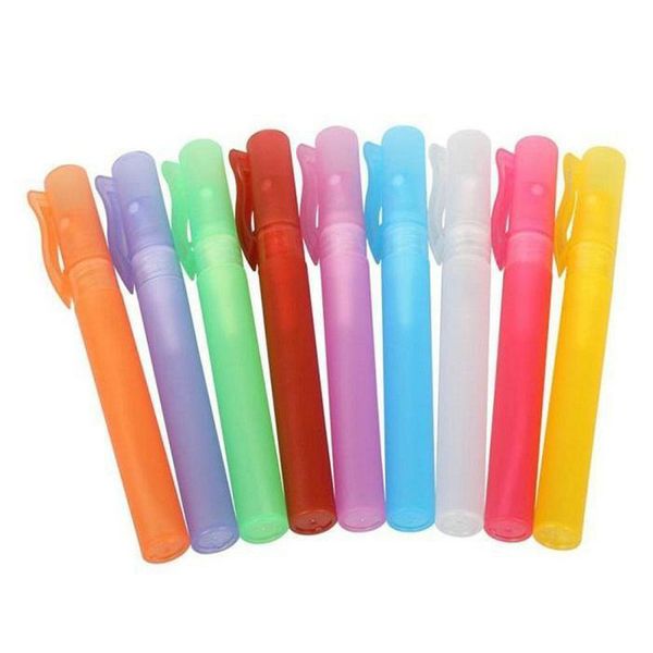 

10ml travel portable perfume bottle spray bottles sample empty containers atomizer mini refillable bottles plastic pen shape