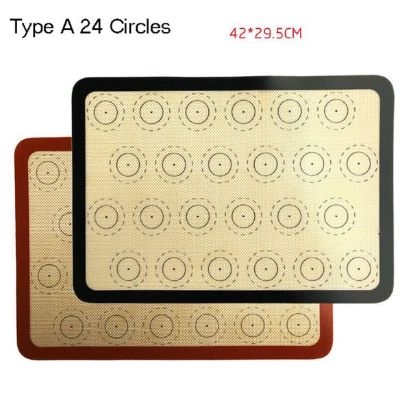 

macaron silicone baking mat high temperature silicone baking pad non-stick oven mat baking cookie sheets size 42*29.5*0.075cm