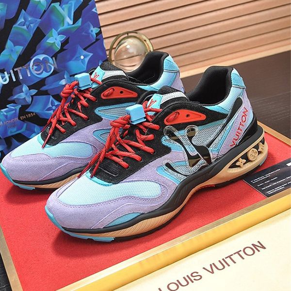 

51 men's designer casual sports shoes, fashionable outdoor travel casual shoes, sports shoes. fast delivery in original box packaging, Black
