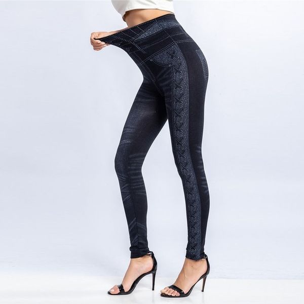 

fashion leggings women fitness leggings pockets for women jeggings sportswear femme high waist exercise leggings plus size, Black