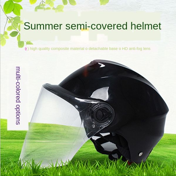 

electric car battery battery car helmet summer half-cover riding helmet half-helmet