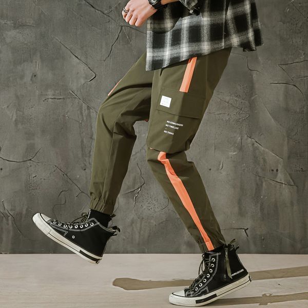 

men's pants multi pocket men long pant outdoor casual trousers male fashion leisure trouser armygreen khaki black workout cargo mens