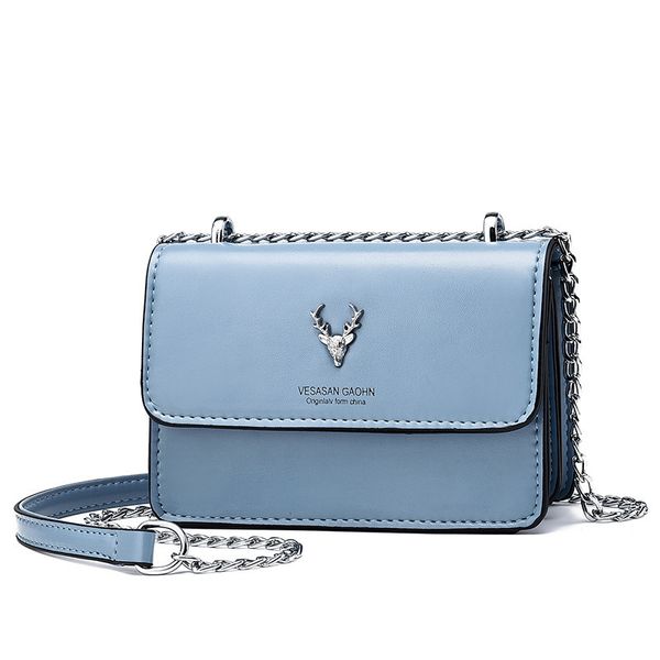 

luxury designer bags women handbag cute deer head small square bag pu chain shoulder crossbody purses girls travel messenger bag