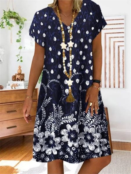 

модно печатный короткий рукава 2020 новые стильные короткий рукав col моды женщин нового короткий рукав v-образный вырез со платье v-образны, Black;gray