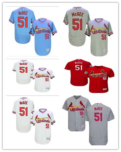 

custom any name number quality baseball jersey st. louis 51 willie mcgee#cardinal baseball wear men women youth jerseys shi, Blue;black