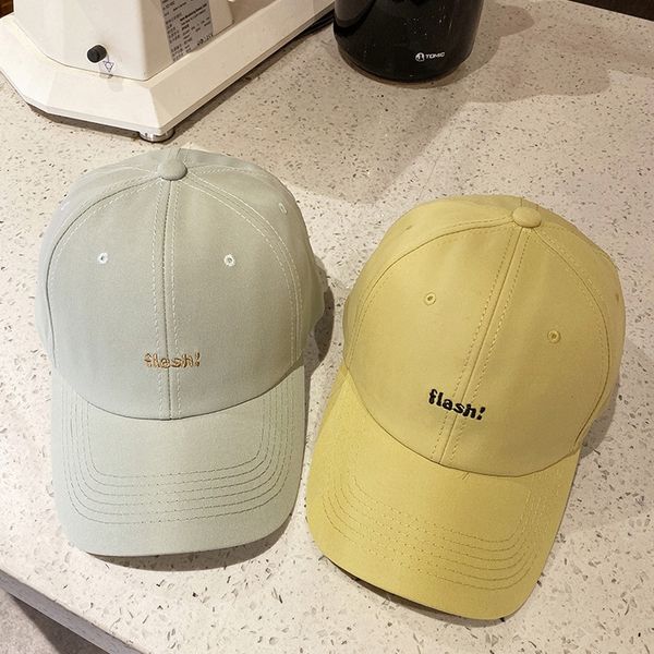 

d0jsu female ins fashionable simple baseball embroidered baseball cap hat embroidered letter thin korean style fashionable student summer c, Blue;gray