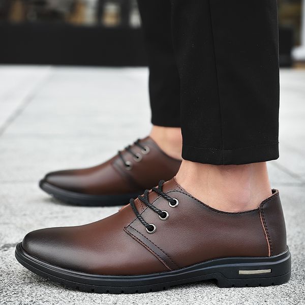 

sale casual causal mens leisure flat casuales men mens male for masculino zapatos breathable new cuero spring fashion, Black