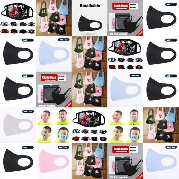 

dhl same day shipping ice silk cotton masks tools kids 044usd high end packaging motorcycle bandanas face masks designer masks mmj2010