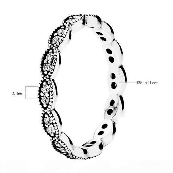 

women match band ring genuine 925 sterling silver rings diamonique cz engagement wedding ring for women flower jewelry, Slivery;golden