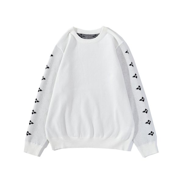 

mens womens designer sweaters fashion autumn white color sweater casual streetwear long sleeves hoodie sweaters size -2xl, White;black