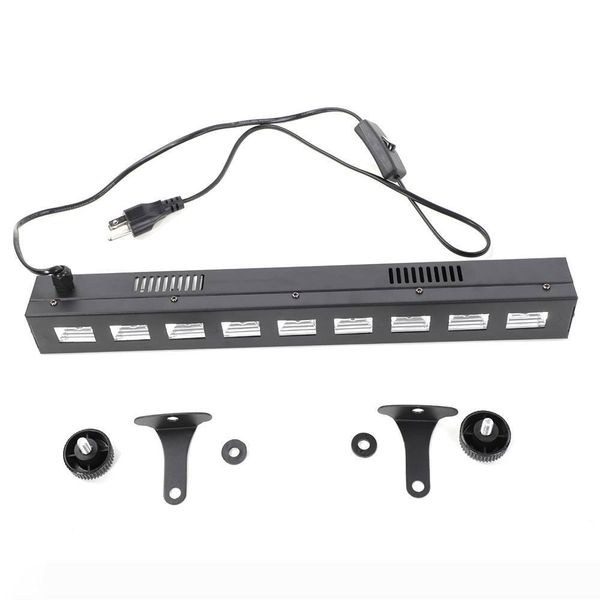 

outdoors holiday lighting ac90v-240v 27w 9 leds purple light wedding stage lamp black led bar lights