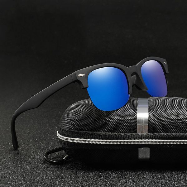 

jaspeer mirror gray lens polarized sunglasses men women driving square style sun glasses male goggle uv400 gafas de sol, White;black