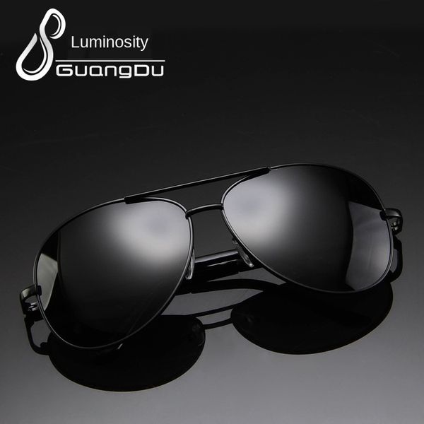 

new men's fashion polarized sun sun glasses spring leg drivers' sunglasses fashionable polarized goggles, White;black