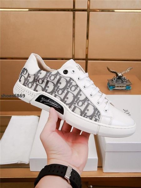 

sneaker denim monogram luxury designer men and women lace-up running shoes fashion designer platform high and low casual shoes 36-44, Black;red