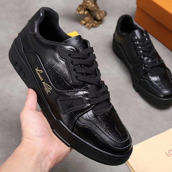 

mens shoes outdoor athletic casual chaussures pour hommes luxury trainer sneaker -exclusively online fashion zapatos de hombre fast delivery, Black