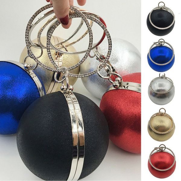 

designer women evening bag creative ladies non-woven handbag clutch bag small round fashion messener bags