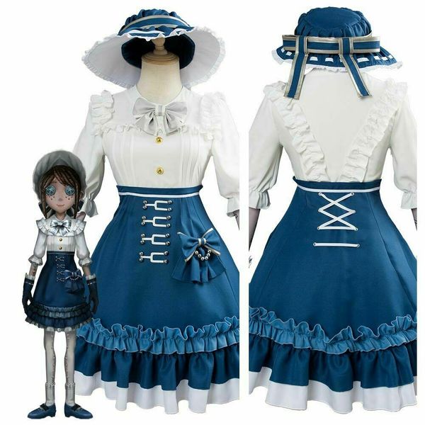 

identity v survivor gardener emma woods cosplay costume halloween carnival dress, Black;red