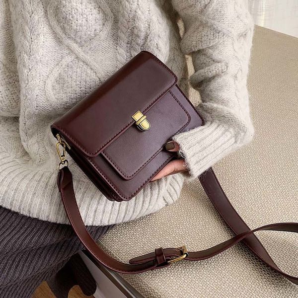 

MINI Solid Color PU Leather Crossbody Bags For Women Black Friday 2020 Lock Shoulder Messenger Bag Travel Small Handbags and Purse