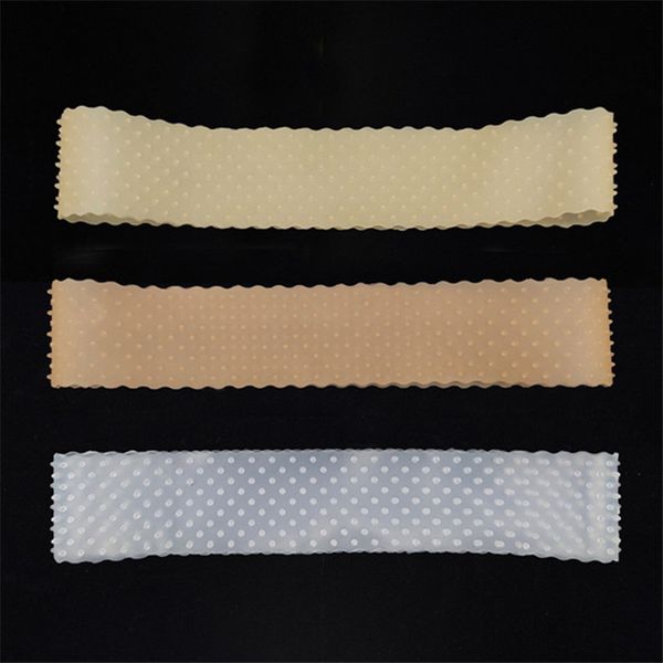 

new fashion silicone headband men women gym sportswear head headscarf anti-slip elastic sweatband hairband accessories 4 colors 22*4cm 2020, Slivery;white