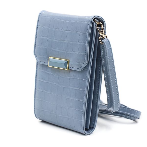 

new design women shoulder bag 2020 new fashion crocodile pattern vintage cross body bag for women phone ladies clutch wallet