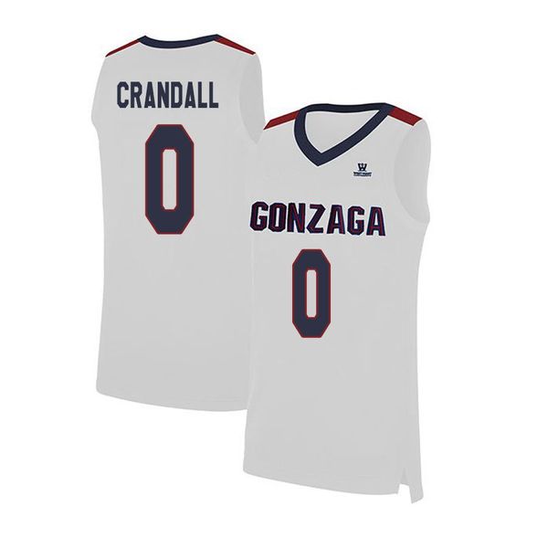 

Geno Crandall Stitched Youth Gonzaga Bulldogs Robert Sacre Gerard Coleman Silas Melson College Basketball 2020 New Jersey