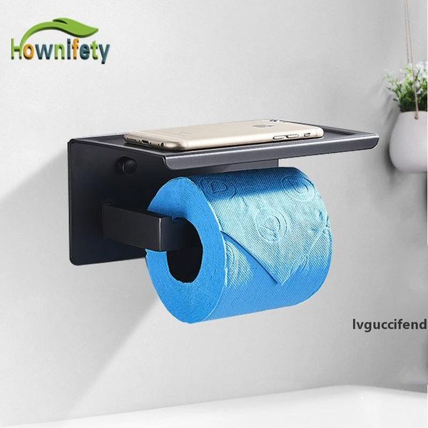 

matte black bathroom toilet paper holder hardware accessories wall mount paper holder t200425