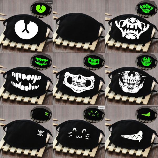 

festival smoke printing masks magic biden mask motorcycle bicycle half face mask ghost biden mask multi use neck ghost half face #989#501, Black